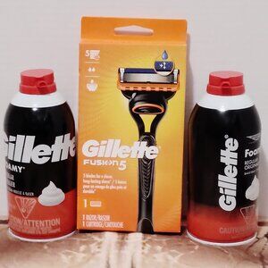 Special Gillette Fusion5 Men's Razor And Shaving Foam 11oz